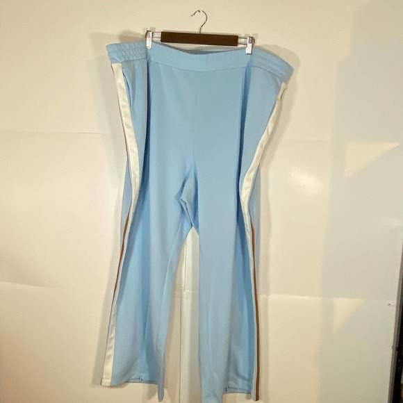 NWT Wild Fable Sz 3X Pants Track Elastic Waistband Striped Blue Zip Cuff Pockets - Picture 6 of 11